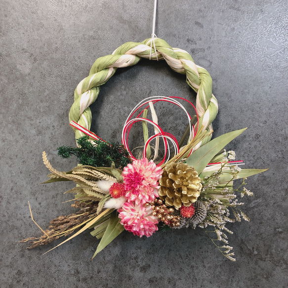 お正月リース♪No.21 Amazon.co.jp: NEKOMI クリスマス＆正月も飾れる2WAYリース