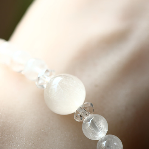 ♡レア♡ラビットヘアルチルクオーツ11㍉ 1点物】マルチカラー ラビットヘアールチルクォーツ 11mm