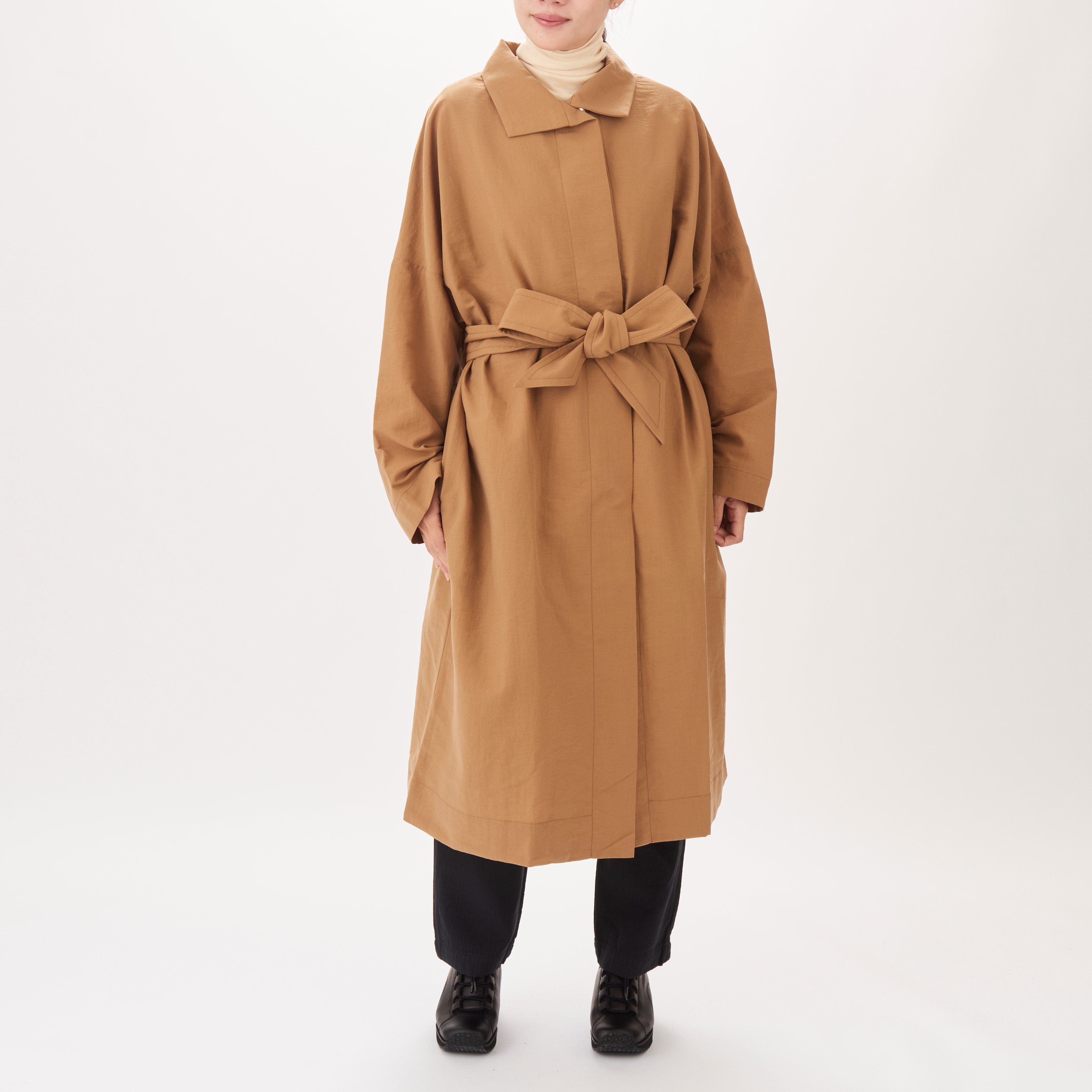 日本製/ベルトつき風よけコート           ..3622