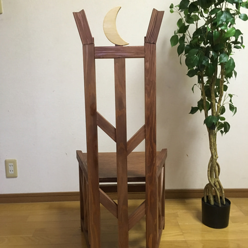 ◆森の工房CHATA◆ハイバックデザインチェア木製 高背椅子 架台 Forest 20 highback chair 木製ハイバックチェア 椅子 椅子（チェアー