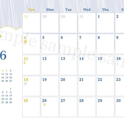 2023年 卓上カレンダー 月齢アイコン付 7枚目の画像