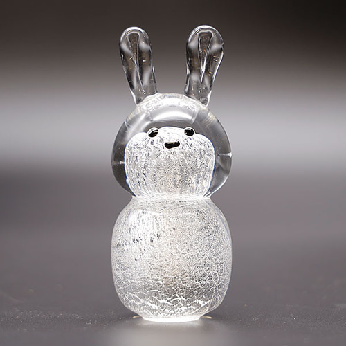 2023 干支 うさぎ 置物 卯 兎 縁起物 ガラス Glass Studio Uka 2023 干支 うさぎ 置物 卯 兎 縁起物 ガラス Glass Studio Uka