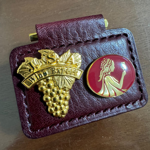 ★本物★ソムリエバッジ バッジ二つ用｜ソムリエバッジとサケディプロマバッジ用の台布 台座