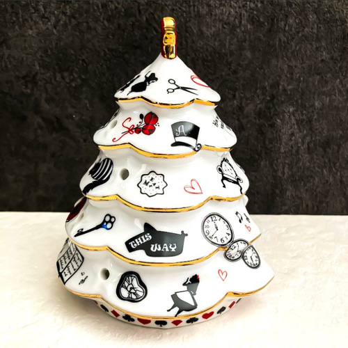 アリスのクリスマス】不思議の国のアリス♪ツリー型キャンドルホルダー