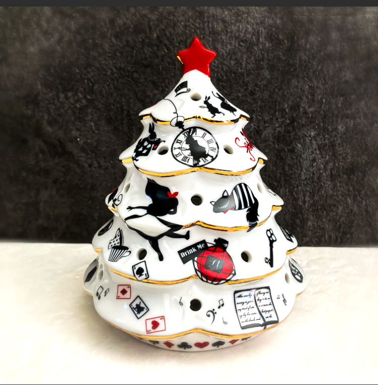 【箱入り美品】スポード ★クリスマスツリー★キャンドルホルダー　アウトレット品 ★クリスマスツリー★キャンドルホルダー　アウトレット品 【箱入り美品】スポード