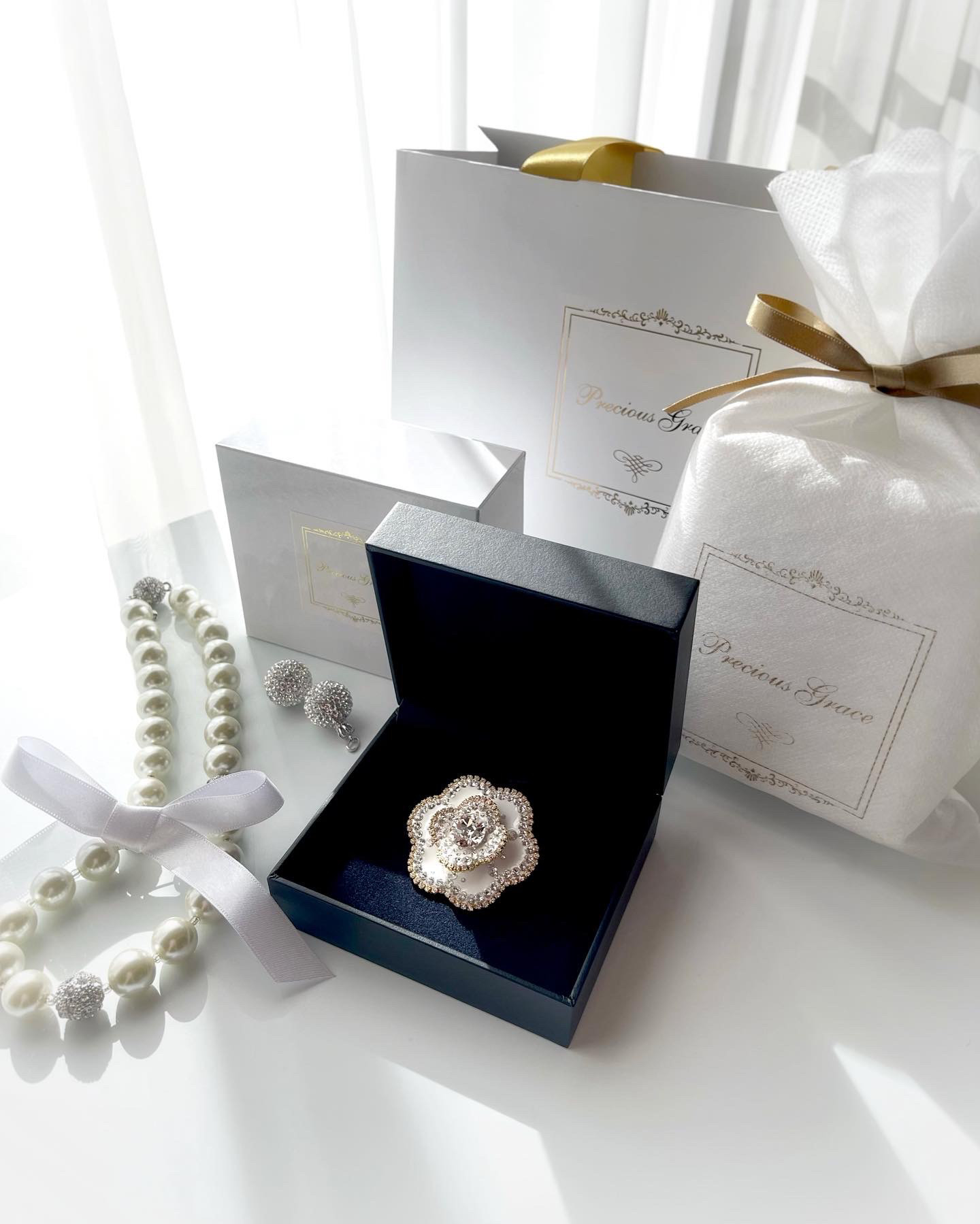 『 blanche fleur  』白い花