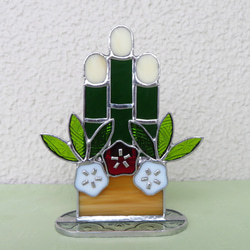 ステンドグラス 門松 お正月 その他インテリア雑貨 pi-tyan 通販