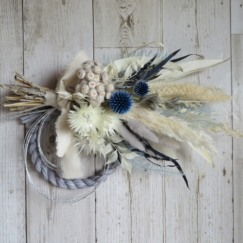 しめ縄スワッグ／2Way 選べるカラー