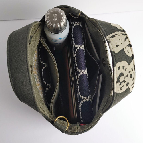 ミナペルホネンflower nest 2wayパニーニ風ショルダーバッグ