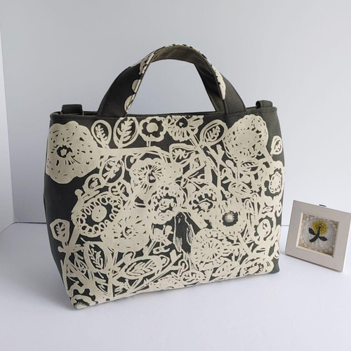 ミナペルホネンflower nest 2wayパニーニ風ショルダーバッグ