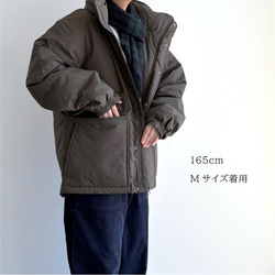 8GM スタンドカラージャケット（ダークオリーブ）【在庫限り】 4枚目の画像