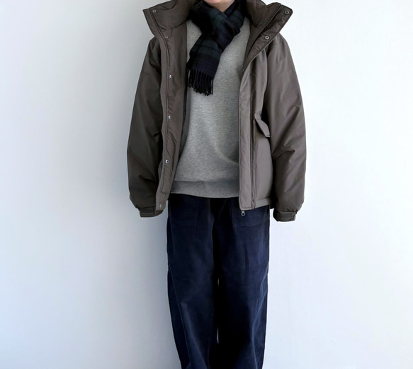 8GM スタンドカラージャケット（ダークオリーブ）【在庫限り】 1枚目の画像