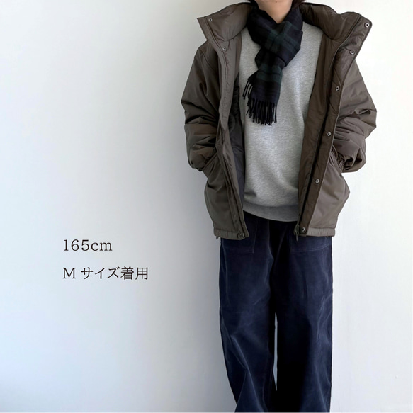 8GM スタンドカラージャケット（ダークオリーブ）【在庫限り】 8枚目の画像