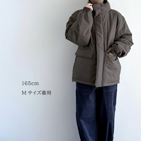 8GM スタンドカラージャケット（ダークオリーブ）【在庫限り】 6枚目の画像