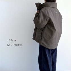 8GM スタンドカラージャケット（ダークオリーブ）【在庫限り】 3枚目の画像