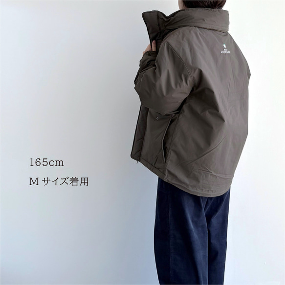 8GM スタンドカラージャケット（ダークオリーブ）【在庫限り】 3枚目の画像