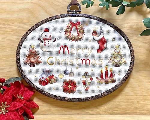 Pink Christmas フォトフレーム☃完成品