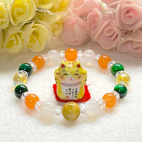 2023年Dr. コパさん風水ラッキーカラー卯年ブレスレット⑦種の天然石