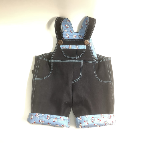 Sサイズダッフィー オーバーオールとトレーナーとポシェット3点