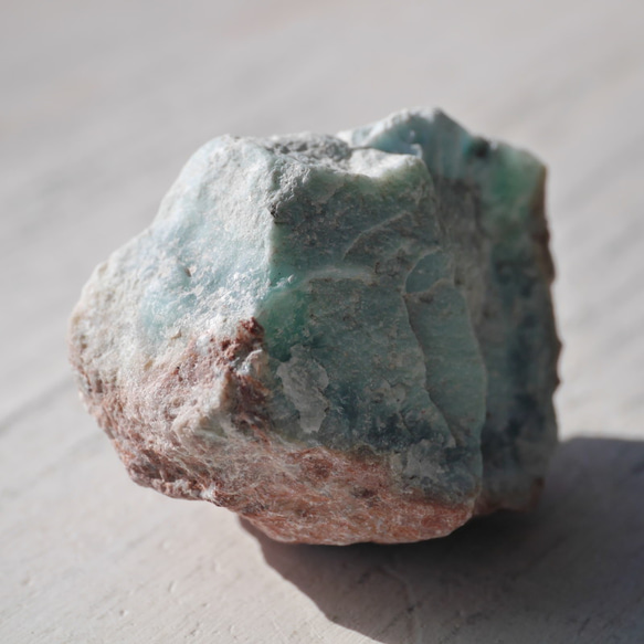 天然石ラリマー約34mm(ドミニカ共和国産)約22g 母岩付き原石ラフロック鉱物鉱石[lar-221208-06] 5枚目の画像
