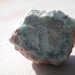 天然石ラリマー約34mm(ドミニカ共和国産)約22g 母岩付き原石ラフロック鉱物鉱石[lar-221208-06] 4枚目の画像
