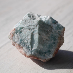 天然石ラリマー約34mm(ドミニカ共和国産)約22g 母岩付き原石ラフロック鉱物鉱石[lar-221208-06] 3枚目の画像