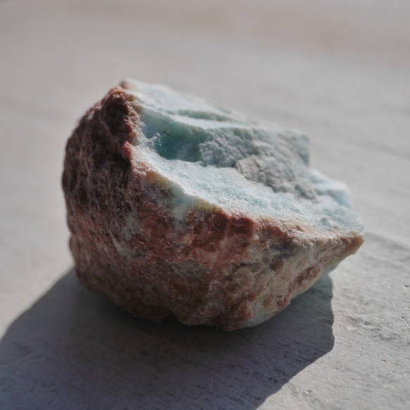 天然石ラリマー約34mm(ドミニカ共和国産)約22g 母岩付き原石ラフロック鉱物鉱石[lar-221208-06] 11枚目の画像