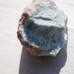 天然石ラリマー約34mm(ドミニカ共和国産)約22g 母岩付き原石ラフロック鉱物鉱石[lar-221208-06] 8枚目の画像