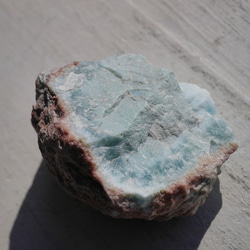天然石ラリマー約34mm(ドミニカ共和国産)約22g 母岩付き原石ラフロック鉱物鉱石[lar-221208-06] 9枚目の画像