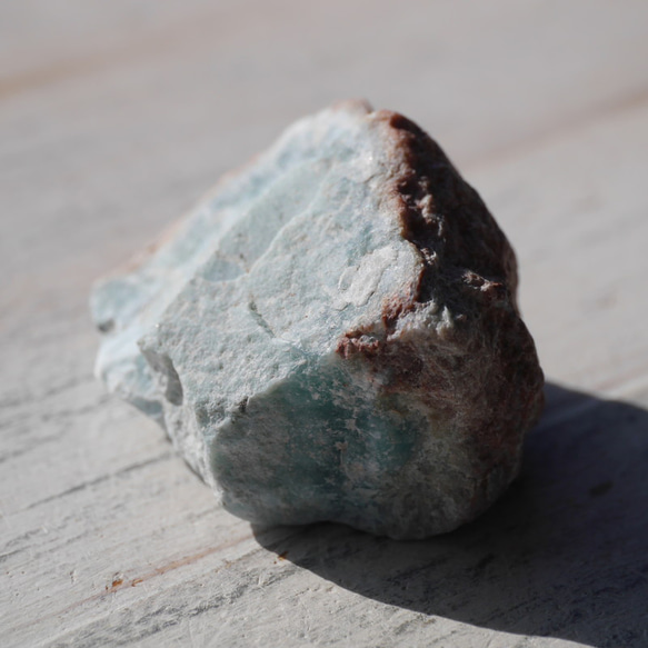 天然石ラリマー約34mm(ドミニカ共和国産)約22g 母岩付き原石ラフロック鉱物鉱石[lar-221208-06] 12枚目の画像