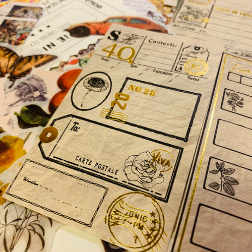 コラージュ素材165枚 】ハンドメイド袋に入れてお届け♡No.219