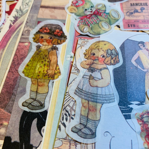 コラージュ素材165枚 】ハンドメイド袋に入れてお届け♡No.219