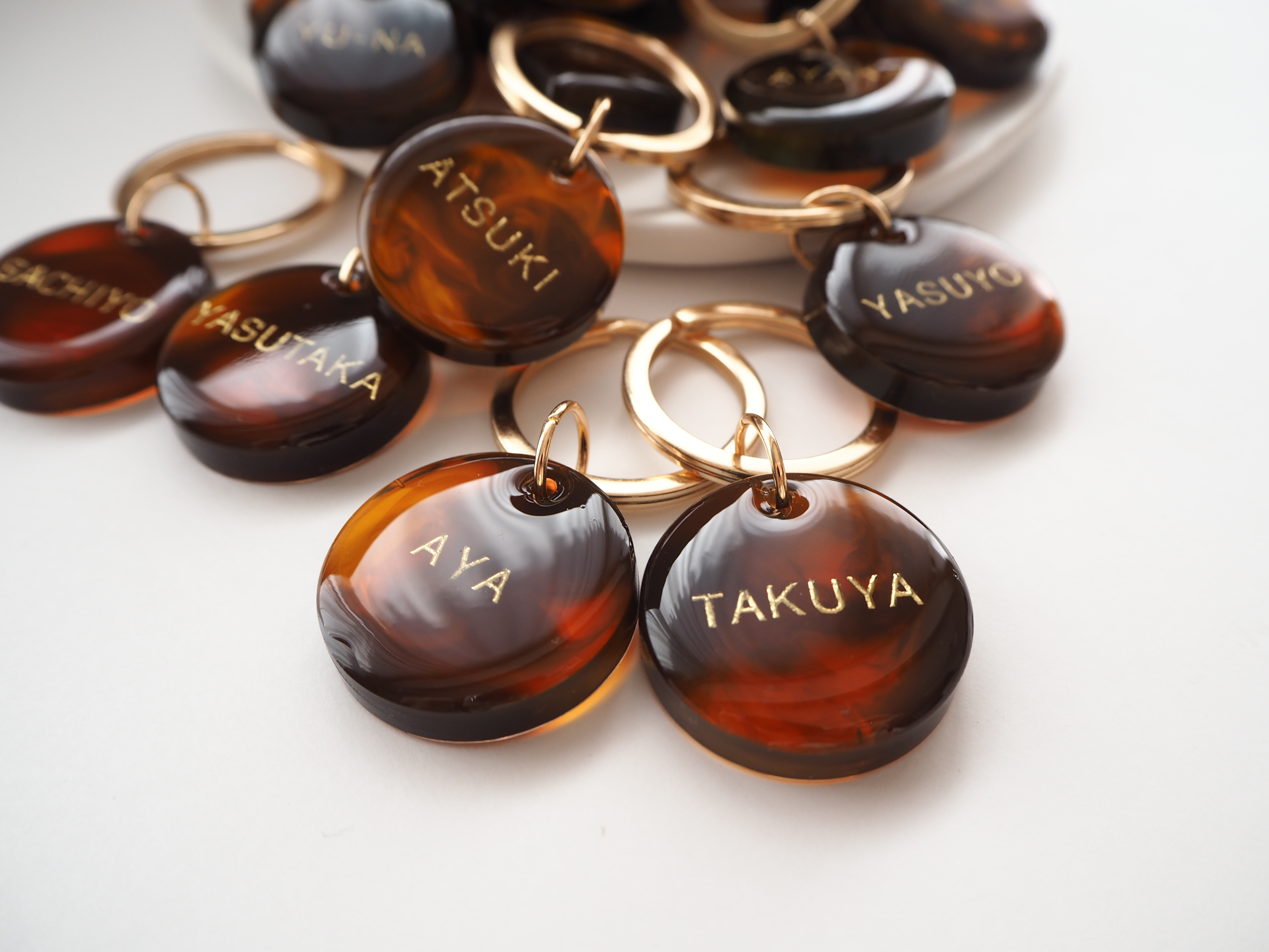 mimikoページ　名入れチャーム　らレジンキーホルダー mimiko様専用ページ 名入れチャーム らレジンキーホルダー