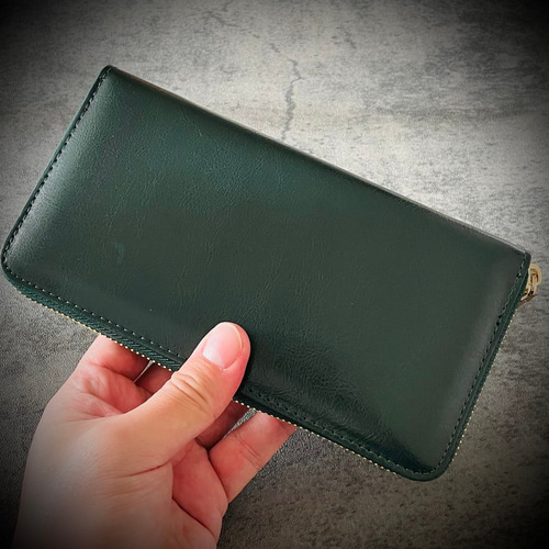 オイルレザー ラウンドファスナー 長財布 牛革 本革 メンズ財布 オイルレザー ラウンドファスナー 長財布 牛革 本革 メンズ財布