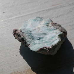 天然石ラリマー約42mm(ドミニカ共和国産)約27g 母岩付き原石ラフロック鉱物鉱石[lar-221208-07] 4枚目の画像