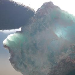 天然石ラリマー約42mm(ドミニカ共和国産)約27g 母岩付き原石ラフロック鉱物鉱石[lar-221208-07] 16枚目の画像