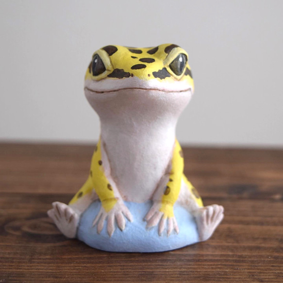 坐著的利奧帕 第2張的照片