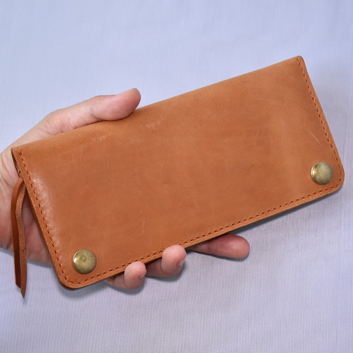 トラッカーズウォレット 本革/イタリアンレザー 薄型 シンプル