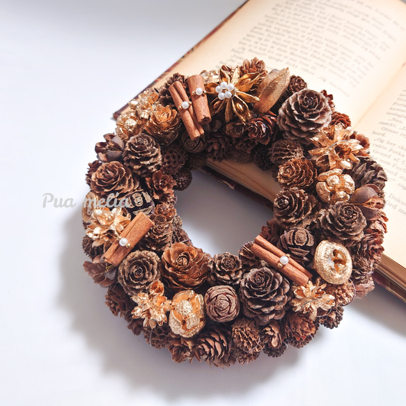 木の実のミニリース〜秋のリース＊ハンドメイド ダイジェスト版【秋色可愛い木の実のミニリース】 - YouTube