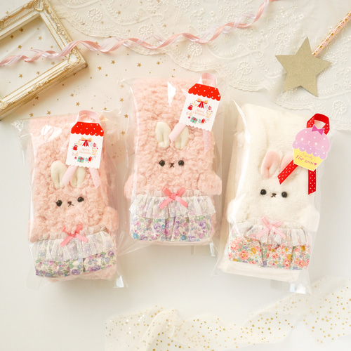 うさぎのぬいぐるみマフラー♡ふわふわ♡ベビー＆キッズネック
