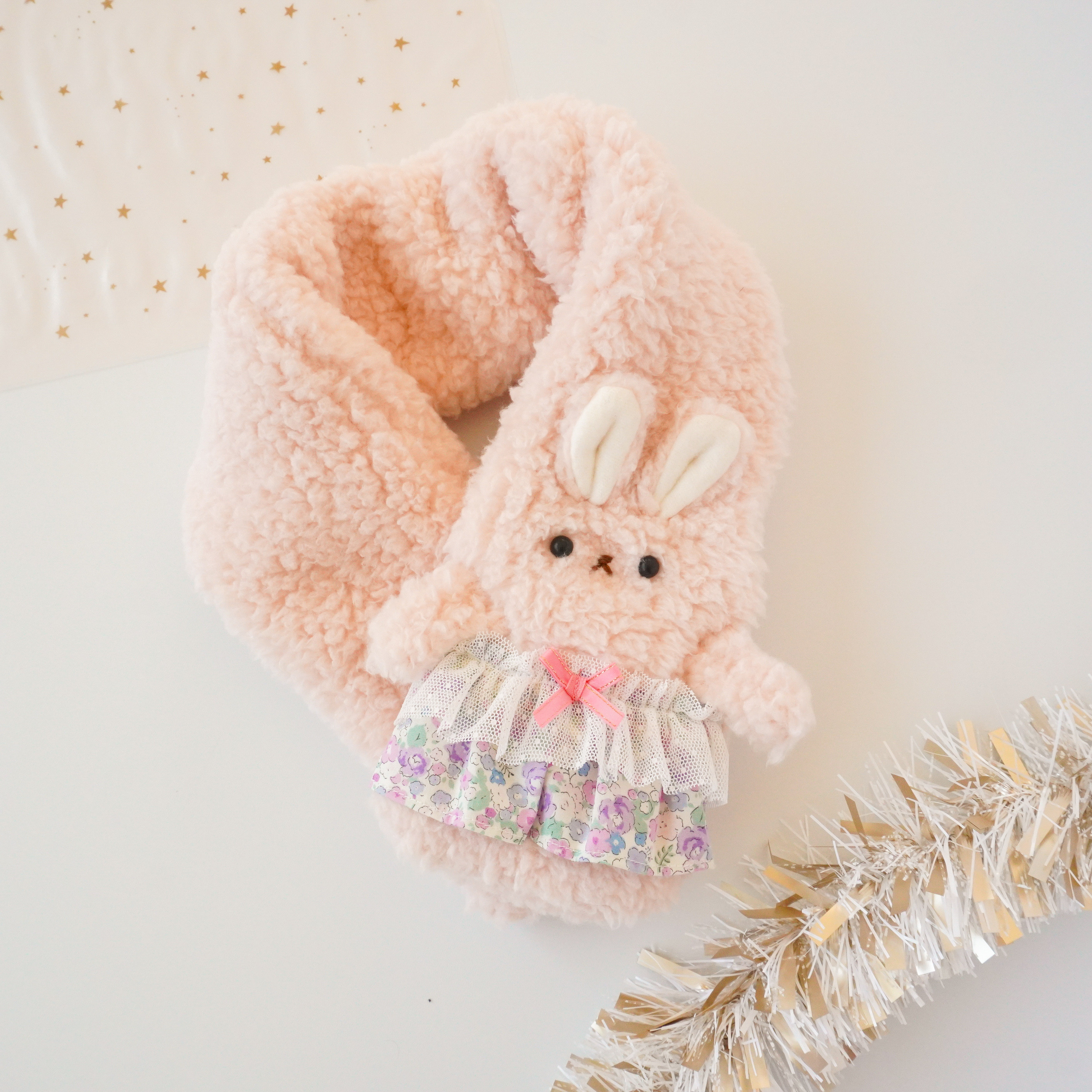 うさぎのぬいぐるみマフラー♡ふわふわ♡ベビー＆キッズネック