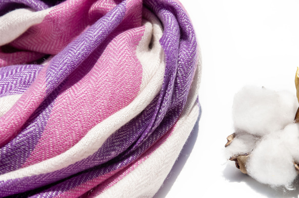 カシミール カシミヤ ニット スカーフ ピュア ウール スカーフ 手織り スカーフ 織り スカーフ - ノルディック ソファ タ 2枚目の画像