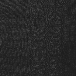 セーター　手編み　ニット　黒 4枚目の画像