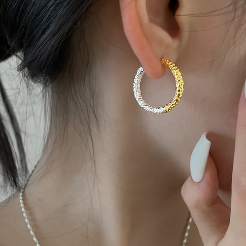 フープピアス 18K 金属アレルギー対応 ゴールド シルバー925