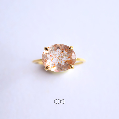 天然石 サンストーンリング Cタイプ 指輪・リング kaena poc