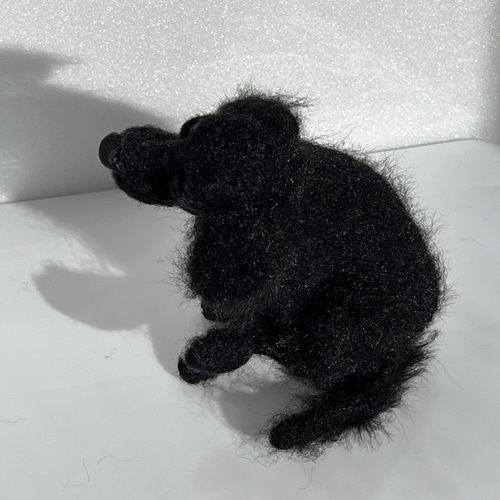 羊毛フェルト　 フラット・コーテッド・レトリーバー 羊毛フェルト フラット・コーテッド・レトリーバー - メルカリ