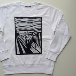 【SALE】【OVER　THE　MOON　名画PTスエット】 1枚目の画像
