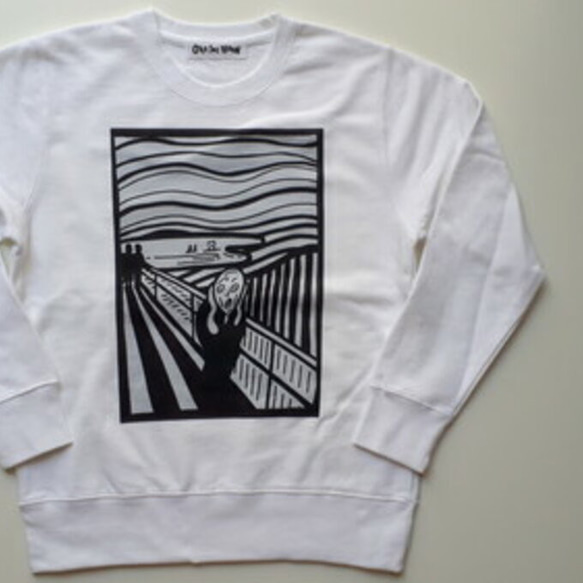 【SALE】【OVER　THE　MOON　名画PTスエット】 1枚目の画像