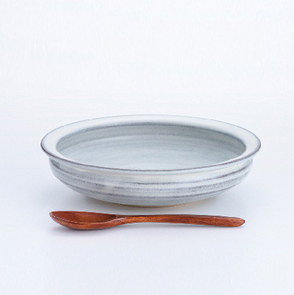 咖哩盤子勺子邊緣盤 Takatori ware Takatori ware Stew plate 15cm Takatori w 第8張的照片