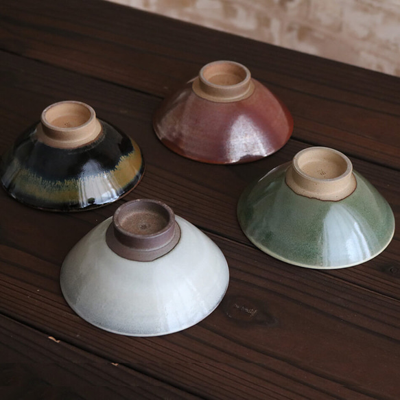 ご飯茶碗 中 高取焼 高取焼き お茶碗 飯碗 ごはん茶碗 高取焼鬼丸雪山窯元 陶器 食器 器 onimaru-027 2枚目の画像